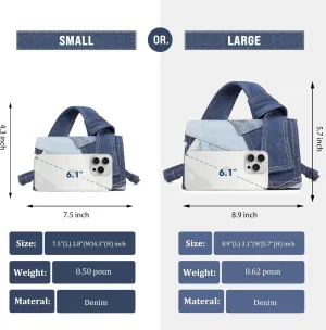 Purses For Women Trendy Mini Purse Cute Purses Denim Mini Bags For Women Top Handle Clutch Handbag Best Gift For Teen Girl