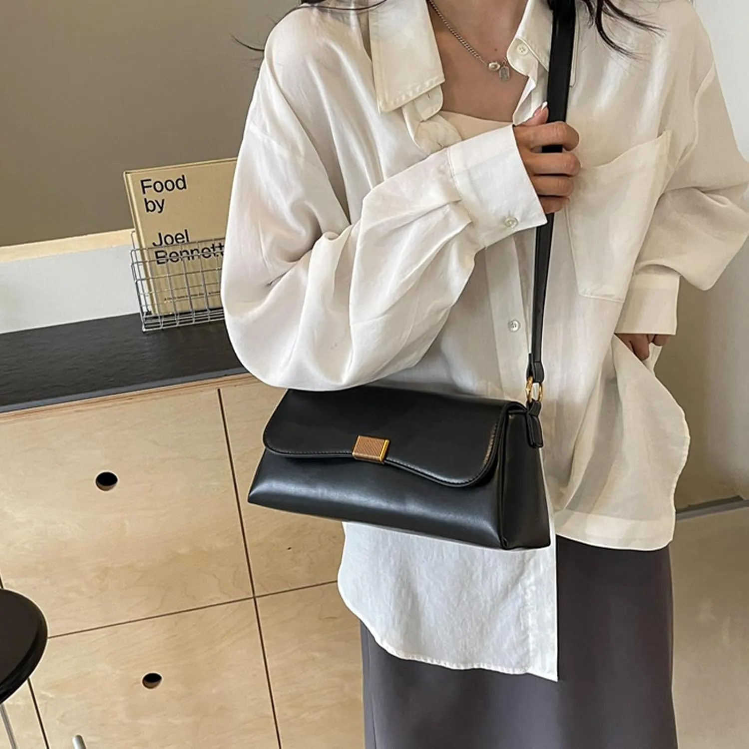 Purses for Women Vintage Shoulder Bags Women's Tote Handbags PU Leather Crossbody Bag with Adjustable Strap