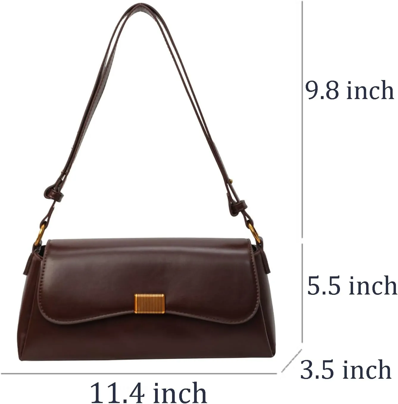 Purses for Women Vintage Shoulder Bags Women's Tote Handbags PU Leather Crossbody Bag with Adjustable Strap