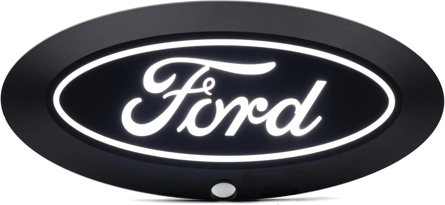 Putco 92606 2023 F-150 Illuminated LED Front Emblem - Fits 2023 Model F-150 with Camera Without Camera Washer