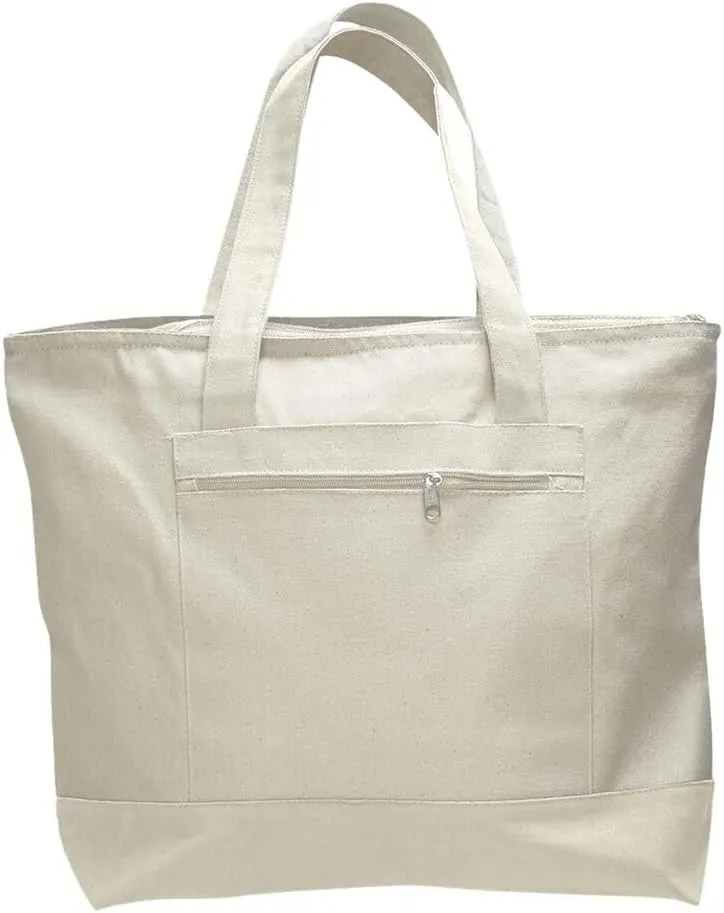 Q-Tees 19L Zippered Tote - Q1300