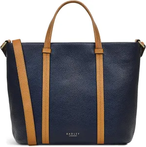 RADLEY London Farringdon Women’s Medium Leather Ziptop Satchel Handbag