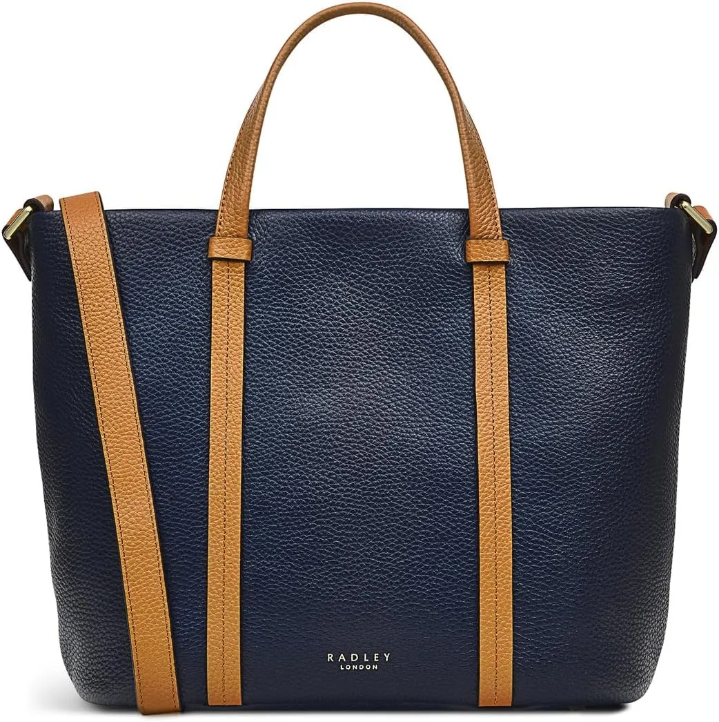 RADLEY London Farringdon Women’s Medium Leather Ziptop Satchel Handbag