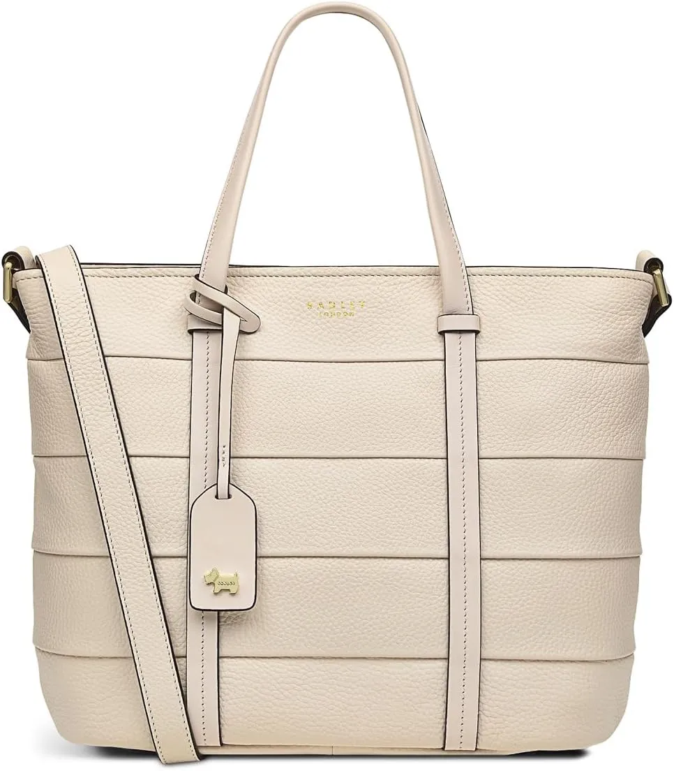 RADLEY London Farringdon Women’s Medium Leather Ziptop Satchel Handbag