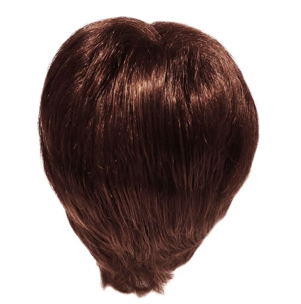 Raquel Welch Winner Premium Lightweight Short Pixie Boycut Wig With Sheer Indulgence Lace Front, Average Cap - R6/28H Coppery Mink