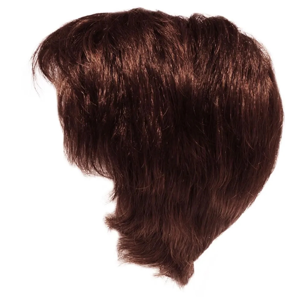 Raquel Welch Winner Premium Lightweight Short Pixie Boycut Wig With Sheer Indulgence Lace Front, Average Cap - R6/28H Coppery Mink