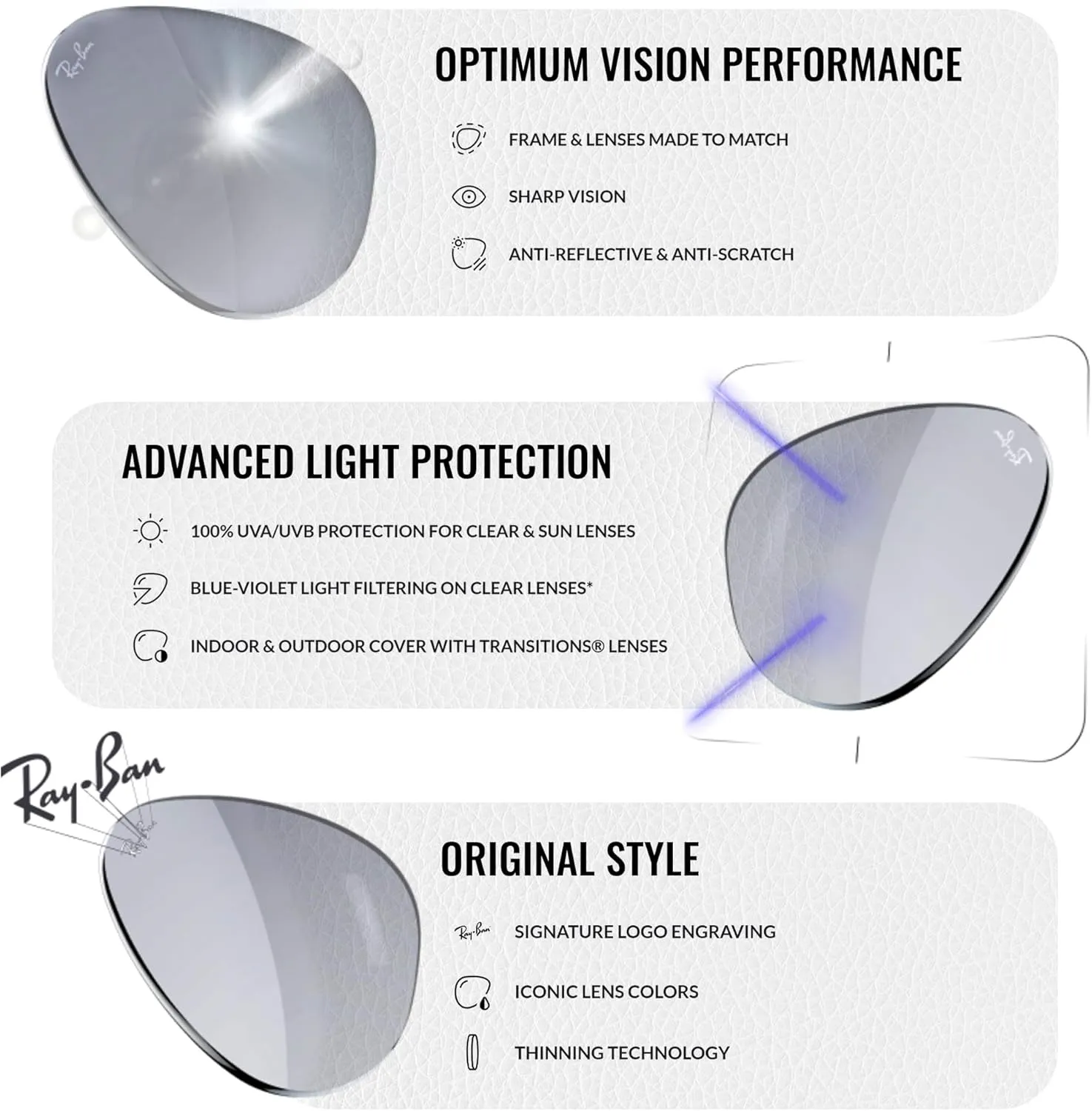 Ray-Ban RB4387 Square Shape Sunglasses for Men & Women With Eyewear Kit Bundle- Timeless Classic Sun Glasses
