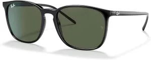 Ray-Ban RB4387 Square Sunglasses for Men for Women   BUNDLE With Designer iWear Complimentary Eyewear Kit