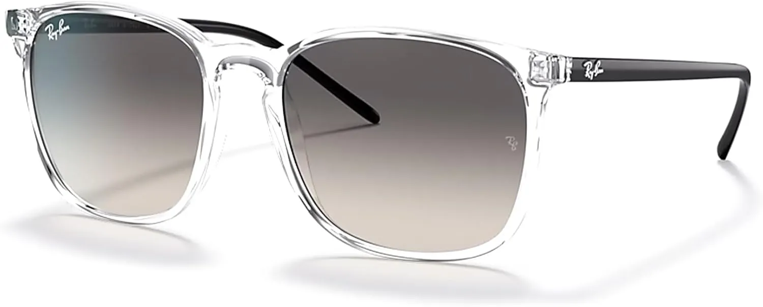 Ray-Ban RB4387 Square Sunglasses for Men for Women   BUNDLE With Designer iWear Complimentary Eyewear Kit