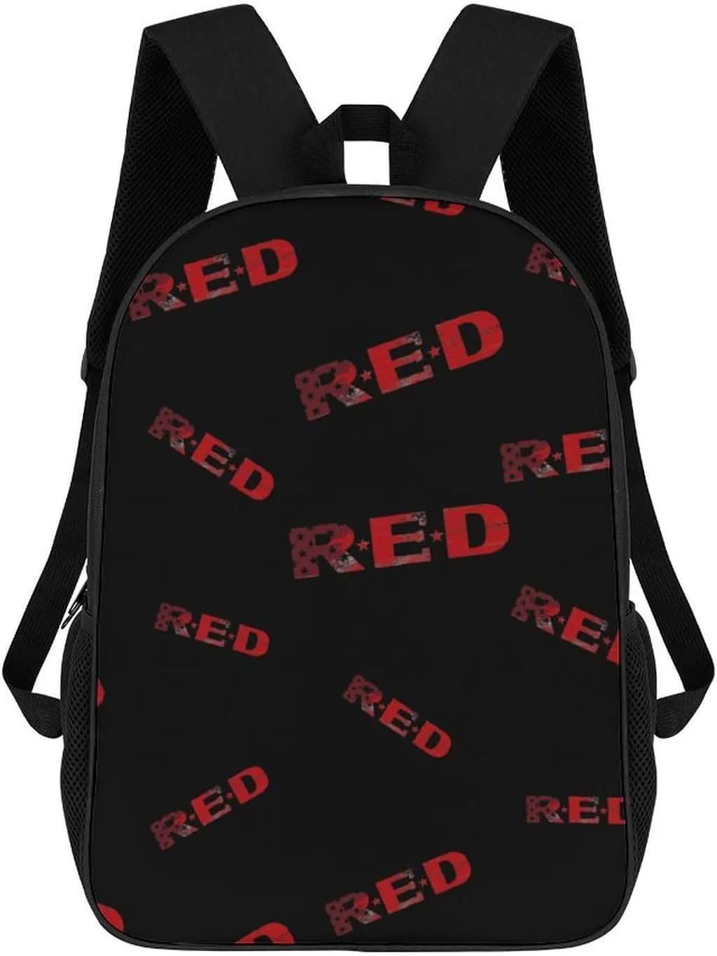 RED Remember Everyone Deployed Classic 17 Inch Backpack Travel Daypack Casual Shoulder Bag with Adjustable Strap for Men And Women