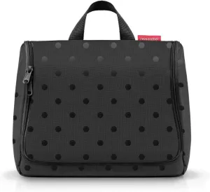 reisenthel Toilet Bag XL Glossy dots Black, 28 cm