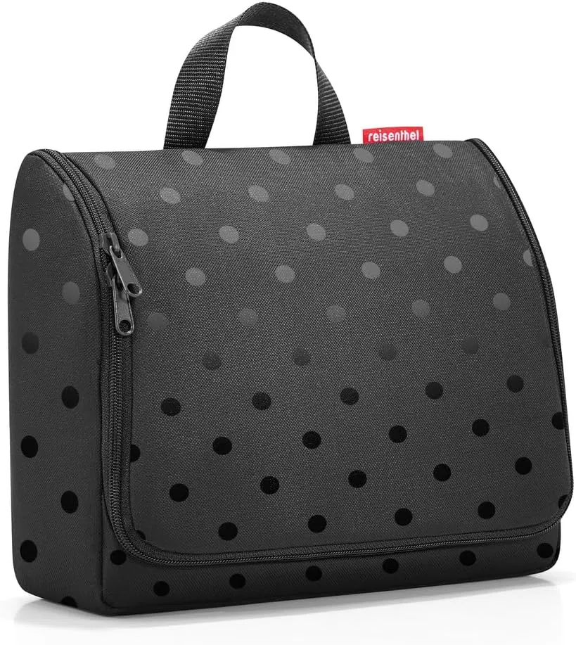 reisenthel Toilet Bag XL Glossy dots Black, 28 cm