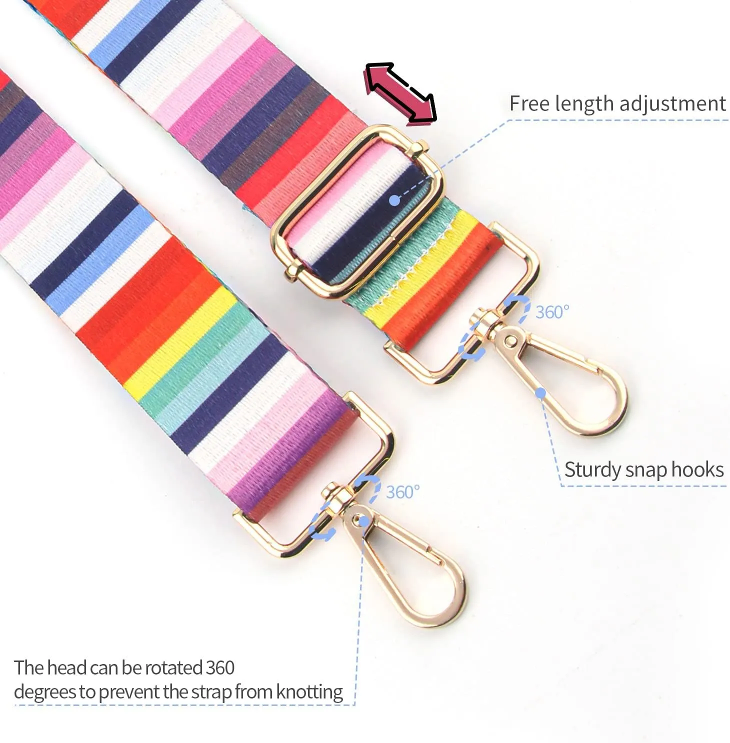 Replacement Purse Strap,Wide Adjustable Crossbody Straps for Handbags