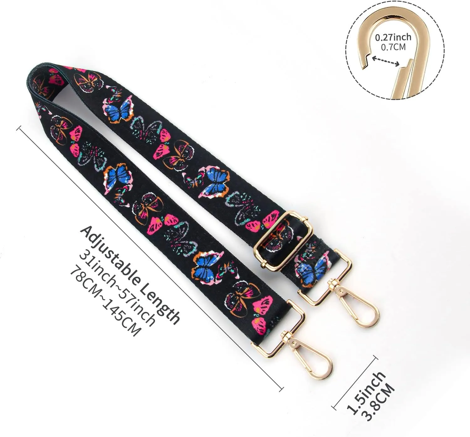 Replacement Purse Strap,Wide Adjustable Crossbody Straps for Handbags