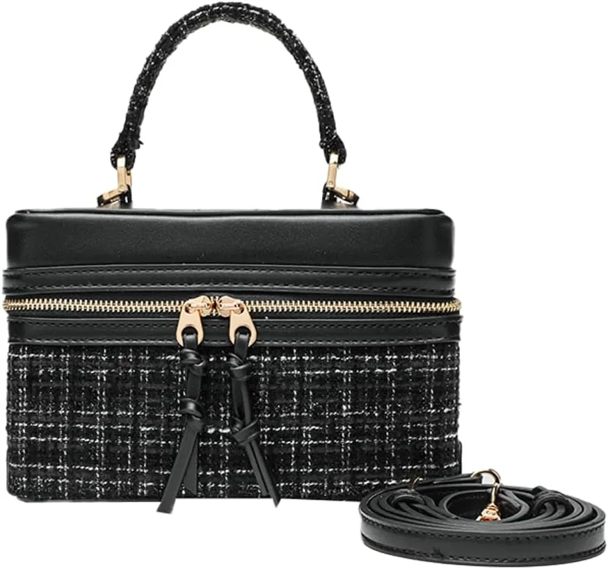 Retro Shoulder Handbags For Women Lunch Box Bag with Strap Quilted Crossbody Purse Designer Satchels 2025