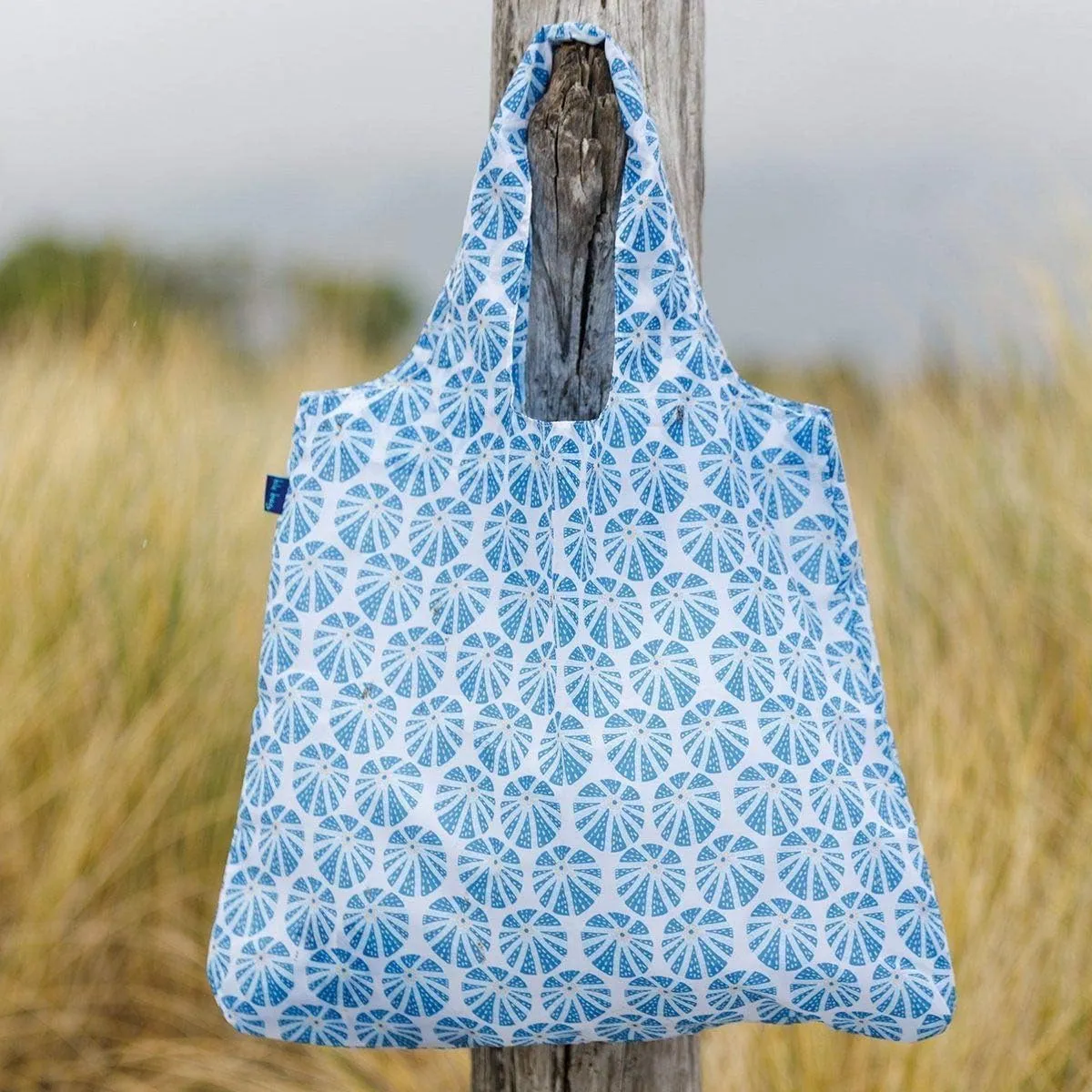 Reusable Grocery Bags - Washable, Foldable, Packable Tote, Large Handles, Heavy Duty, Zippered Top Pouch