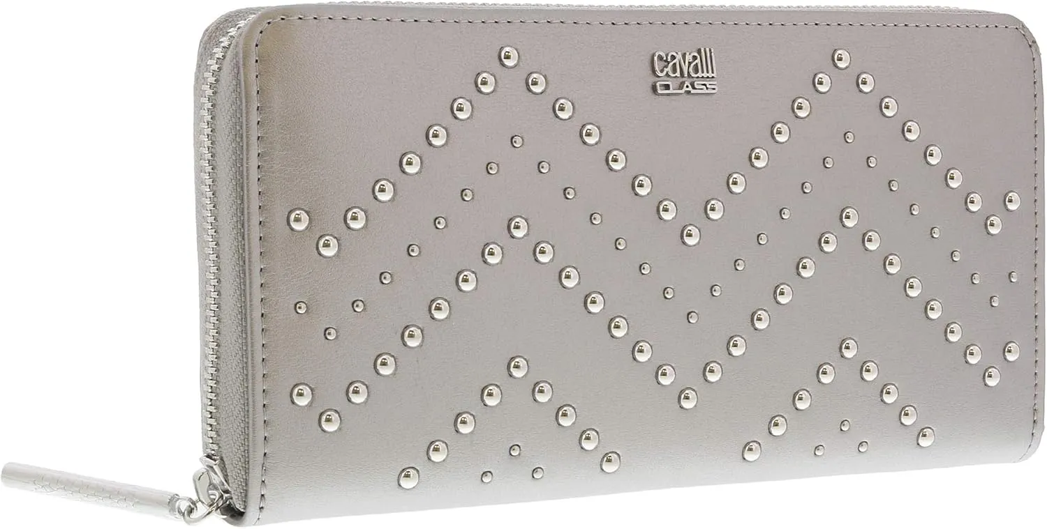 ROBERTO CAVALLI HXLPH7 001 Grey Wallet for Womens