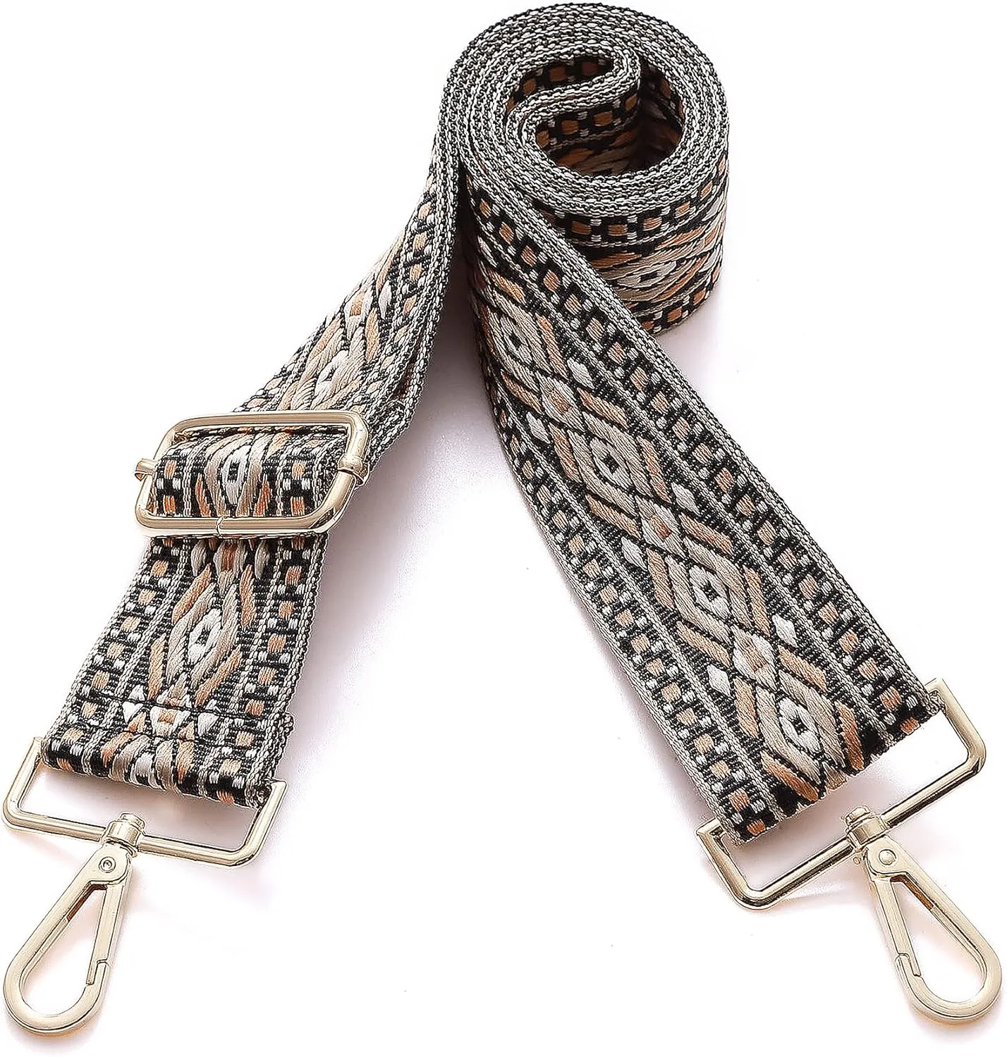 S-Jacorry Purse Strap Replacement Crossbody Wide Shoulder Strap Adjustable Canvas Straps Handbag Strap Replacement Belts