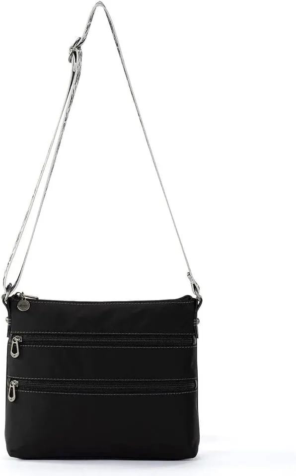 Sakroots Artist Circle Basic Crossbody in Eco Twill, Adjustable Crossbody Strap