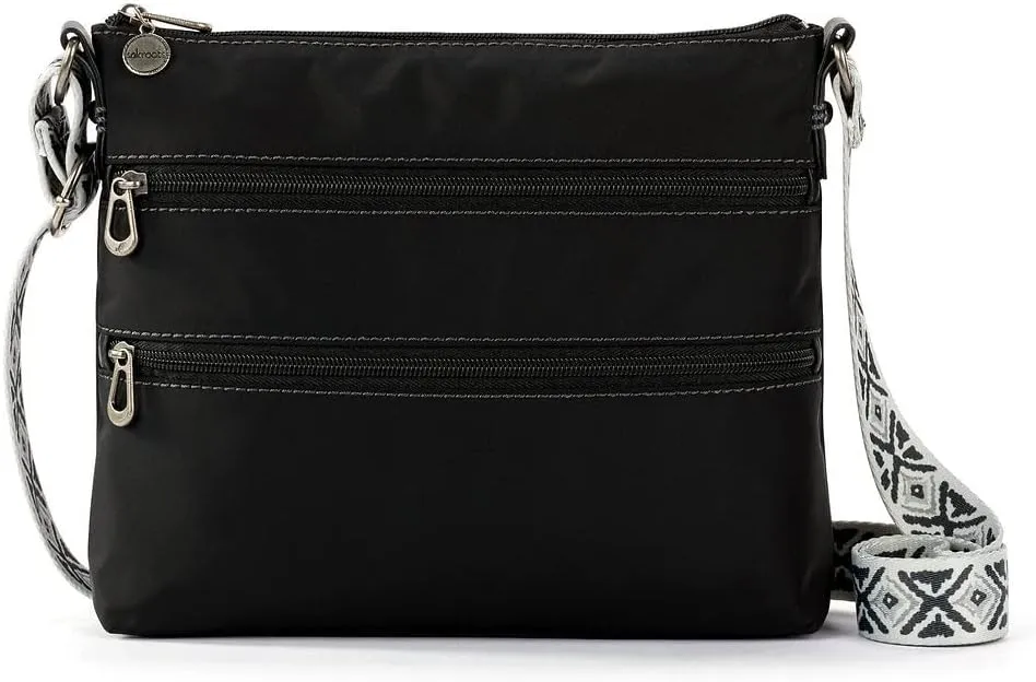 Sakroots Artist Circle Basic Crossbody in Eco Twill, Adjustable Crossbody Strap