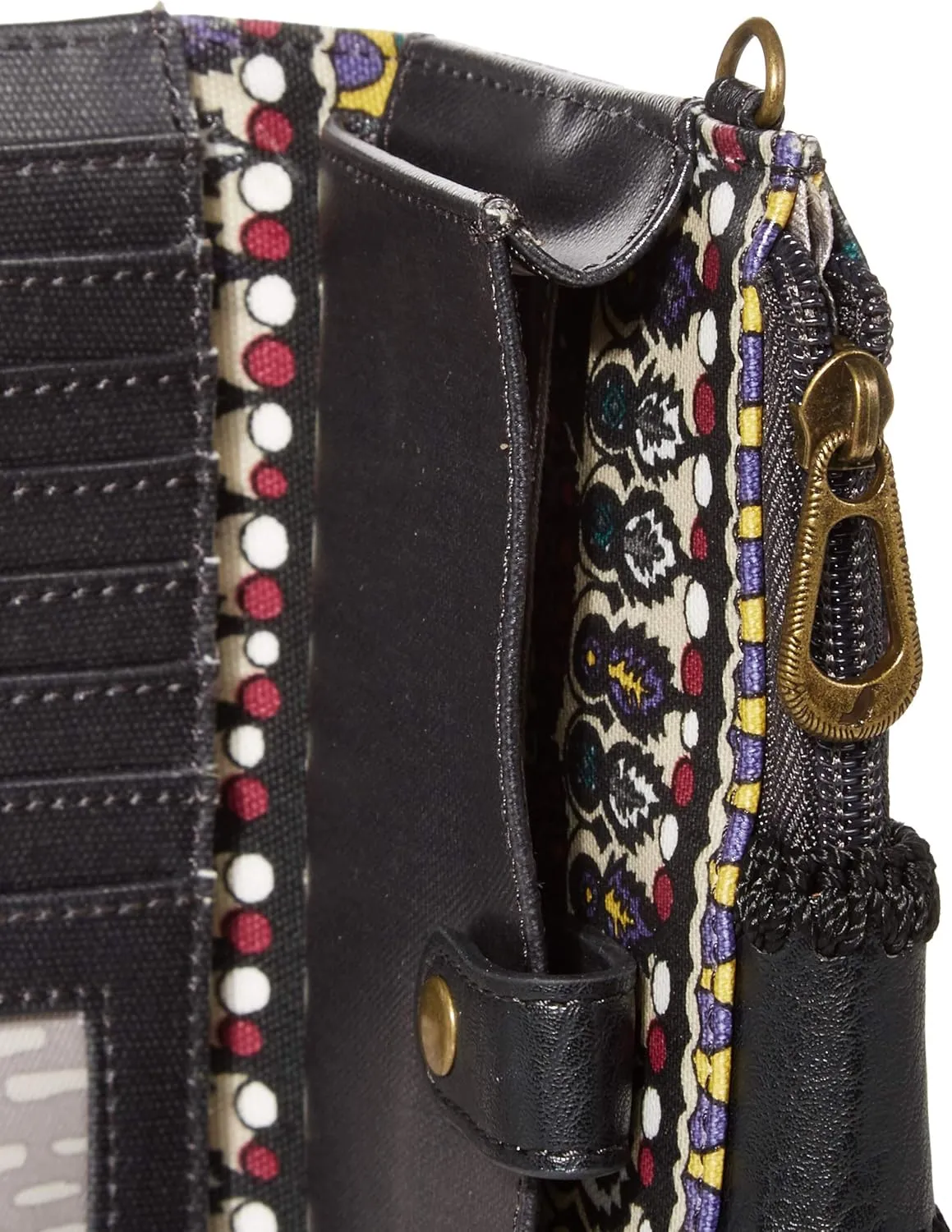 Sakroots Artist Circle Smartphone Crossbody in Eco Twill, Detachable Wristlet Strap