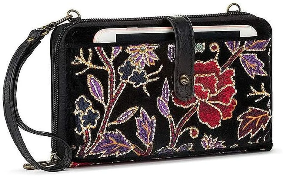 Sakroots Embroidered Large Smartphone Crossbody