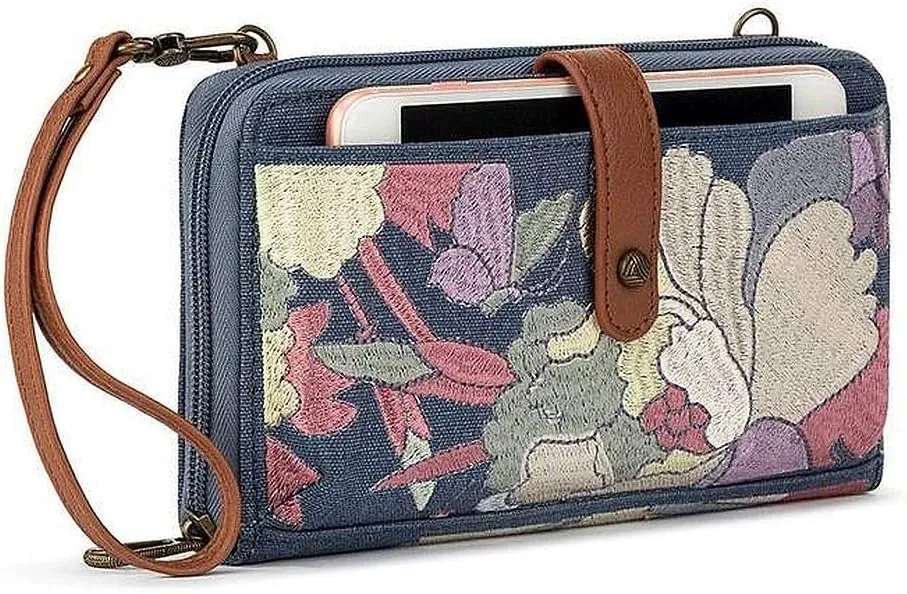 Sakroots Embroidered Large Smartphone Crossbody