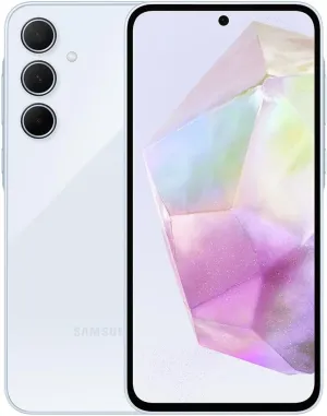 Samsung Galaxy A35 5G (256GB   8GB) (for Tmobile Mint Tello & Global) GSM Unlocked SM-A356E/DS 6.6" 120Hz 50MP Triple (Awesome Iceblue)