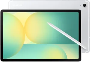 SAMSUNG Galaxy Tab S10 FE w/S-Pen (128GB, 8GB, WiFi) 10.9” 90Hz Full HD Android Tablet, Octa-core (4nm), 4K Camera, IP68 Water Resistant SM-X520 (Silver)