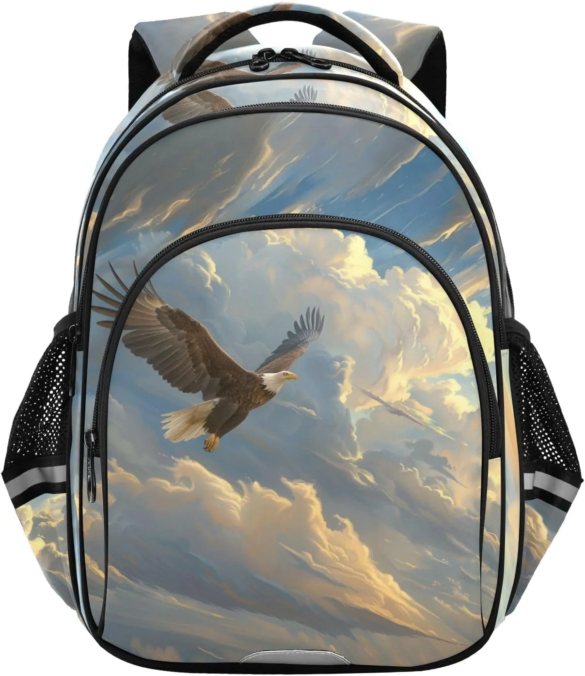 School Backpack for Boys Teen Bookbag Book Bags Flying Falcon Casual Daypack Travel High Middle School Student