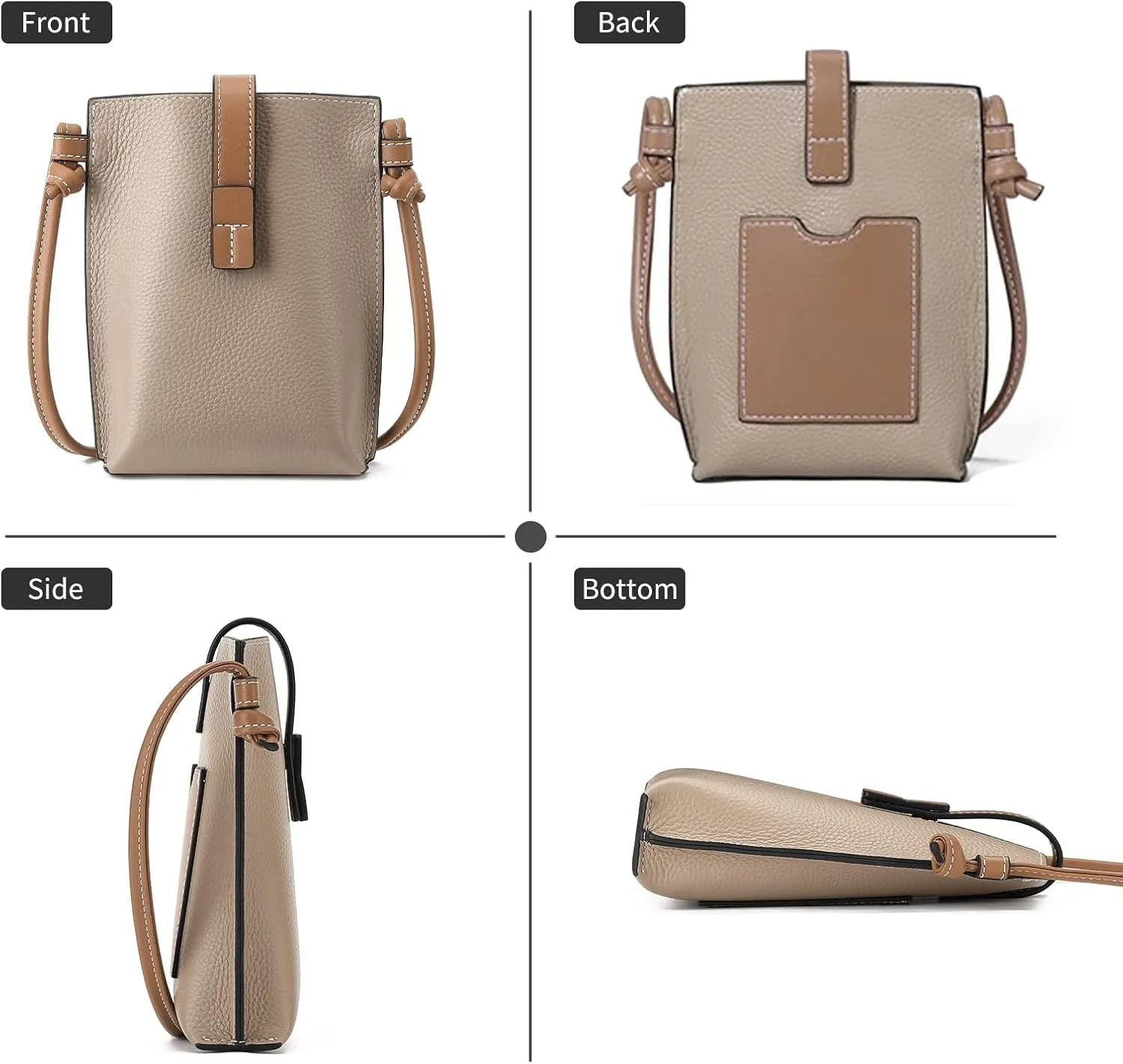 SENDEFN Cell Phone Purses for Women Small Crossbody Bag Shoulder Handbag with Adjustable Strap