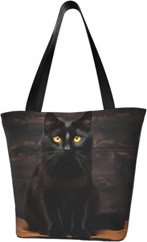 Serious Cat Women's Fashion Single Shoulder Handbags, Suitable for Weekend Travel Shopping Single Shoulder Bag Crossbody Shoulder Bag