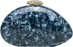 Shell Acrylic Clutch Purses For Women Chic Evening Bag Designer Crossbody Handbags for Wedding Prom