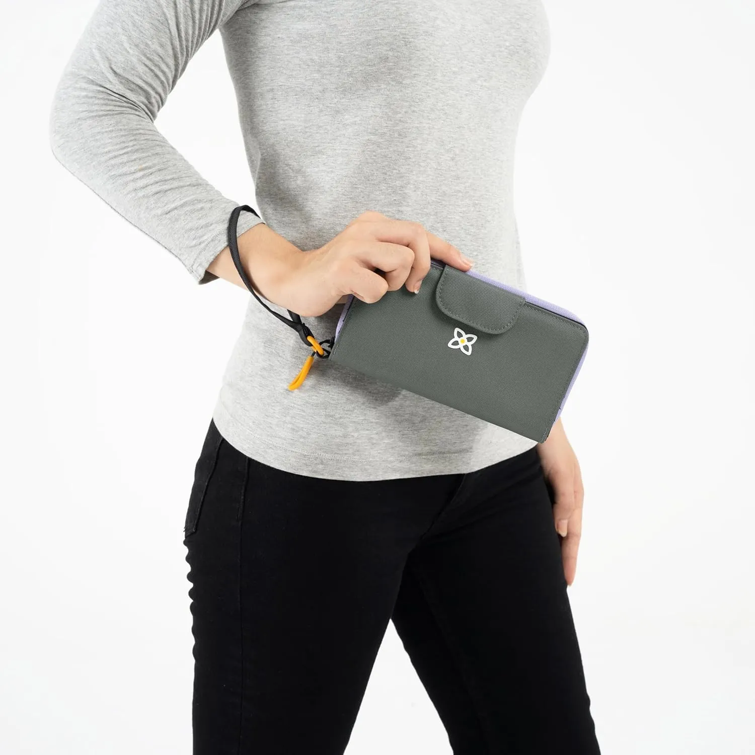 Sherpani Tulum, Nylon Large Zip Around Wallet, Wristlet, Purse with Card Holder Organizer for Women