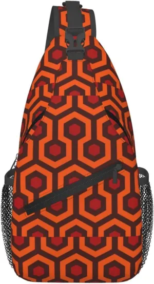Shining Overlook Print Diagonally Sling Bag Cross Bag Adjustable Strap Compact Crossbody Bag Travel Bag