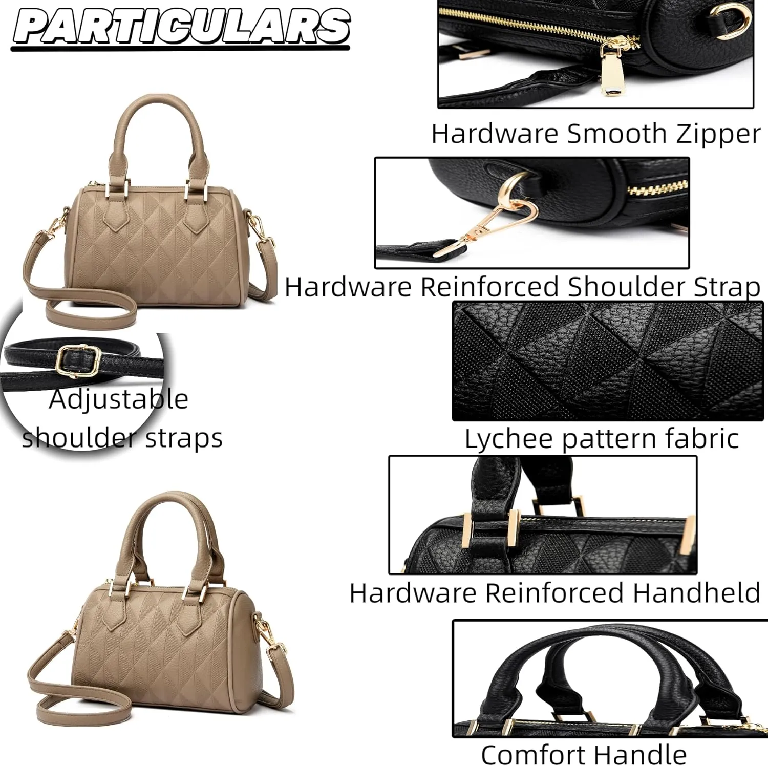 Shoulder Bag Purse For Women Top-handle Bag With Strap Crossbody Bags For Work Shopping Travel
