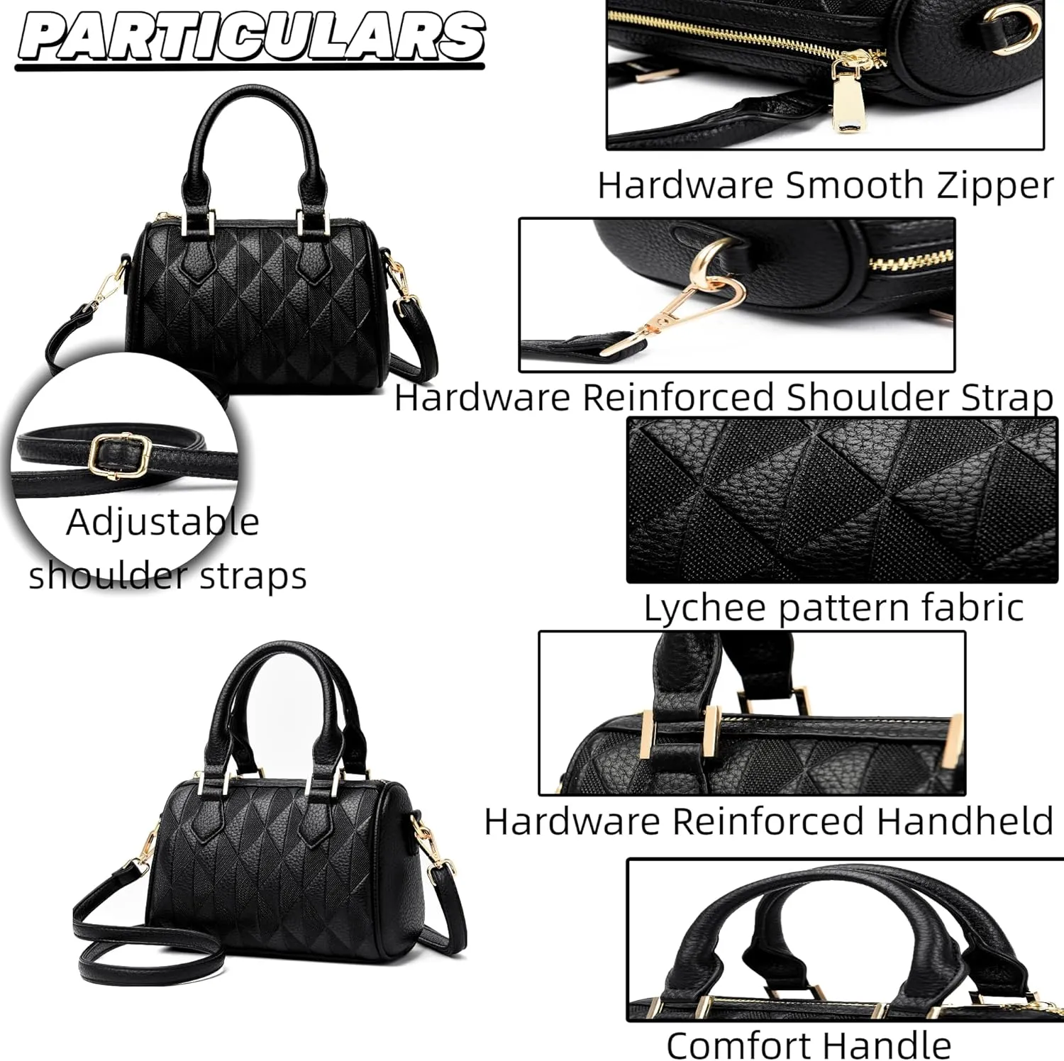 Shoulder Bag Purse For Women Top-handle Bag With Strap Crossbody Bags For Work Shopping Travel