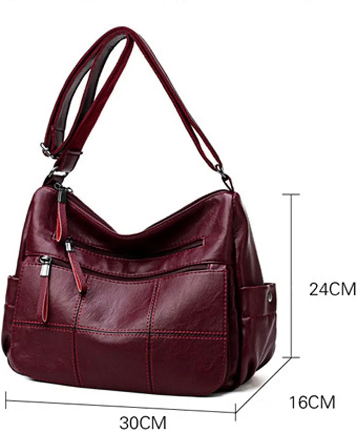 Shoulder bag Soft Leather Ladies Hand Bags， Female Crossbody Bags For Women， Shoulder Messenger Bags