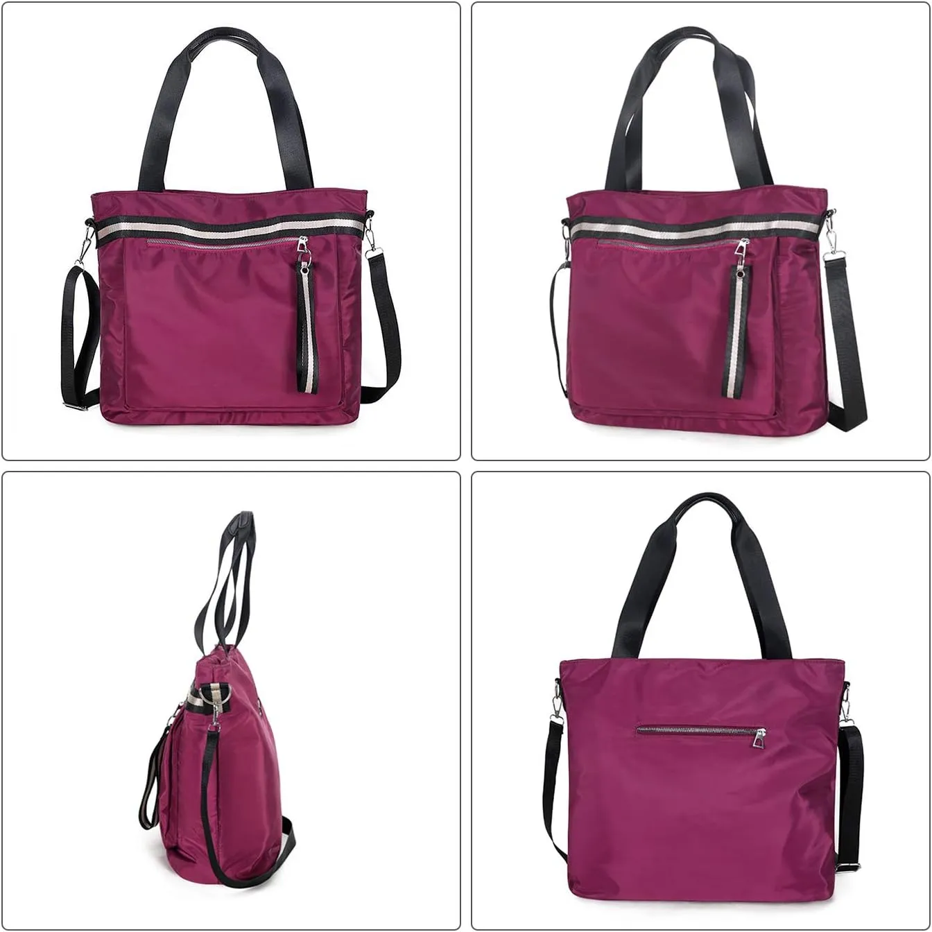 Shoulder Handbags for Women Large Capacity Tote Purses Travel Purses and Handbags with Removable Shoulder Strap