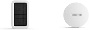 SimpliSafe Solar Panel for Outdoor Security Camera,White & Smoke & Carbon Monoxide Detector