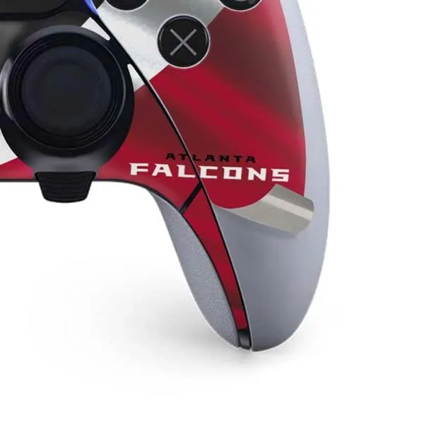Skinit Decal Gaming Skin Compatible with PS5 DualSense Edge Pro Controller - Officially Licensed NFL Atlanta Falcons Design