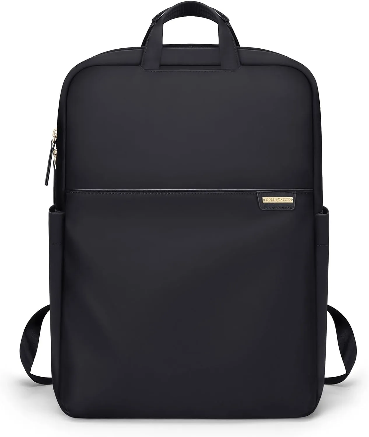 Slim Laptop Backpack for Women, Lightweight Business Backpack for Women Computer Bag Purse for Commuting, Fit 17.3 Inch, Black