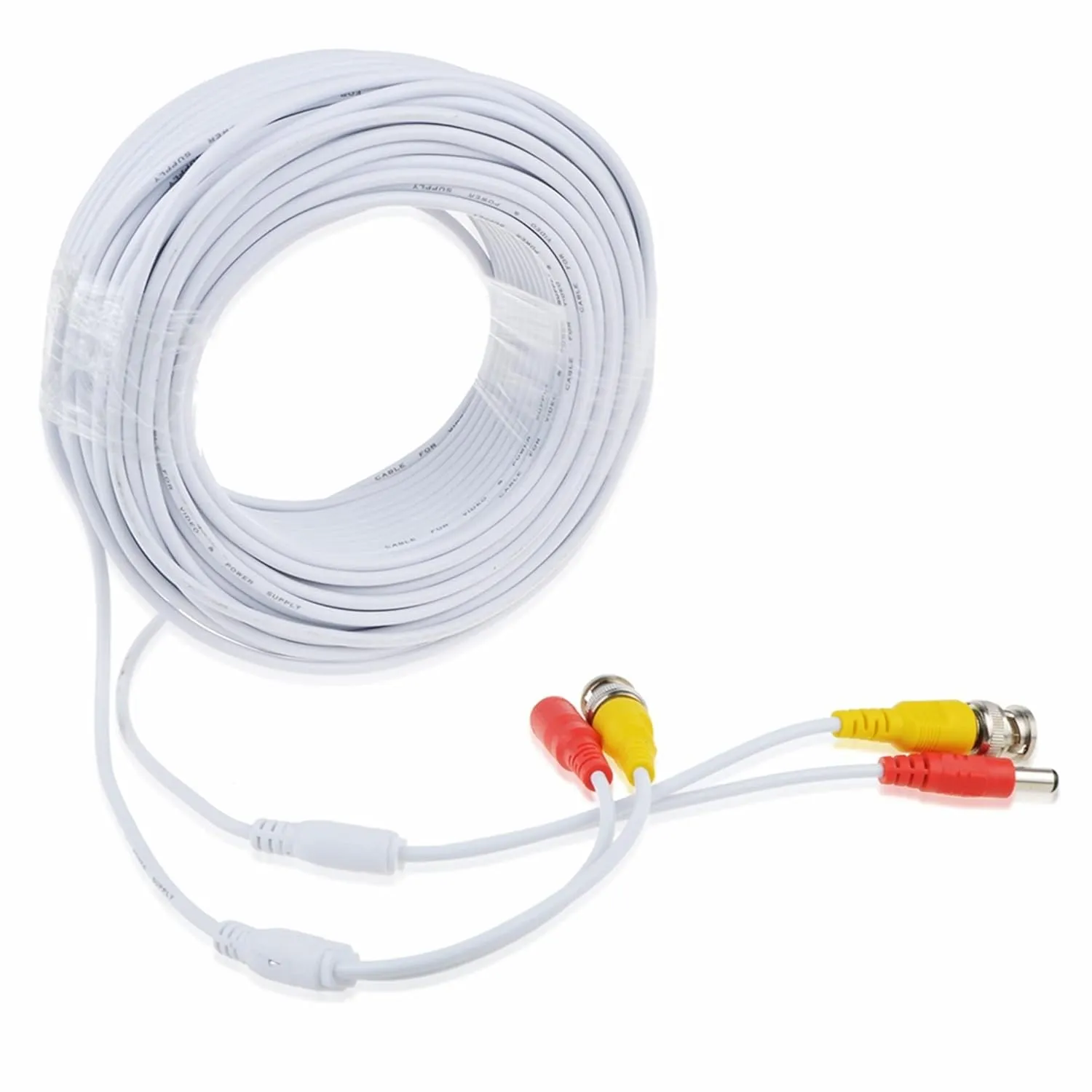 SLLEA White 65ft BNC Extension Cable Replacement for Q-See QTH8056D 1080p HD Dome Security Camera