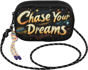 Small Crossbody Bags Abstract Chase Dream for Women Cell Phone Purses Shoulder Bag Handbag with Adjustable Strap