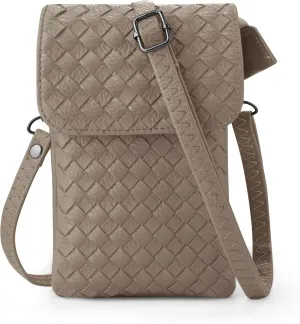 Small Crossbody Bags for Women Small Purses Woven Cell Phone Purse Travel Purse Wallet Phone Purses