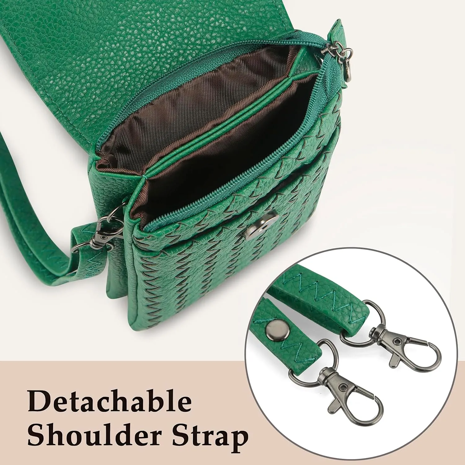 Small Crossbody Bags for Women Small Purses Woven Cell Phone Purse Travel Purse Wallet Phone Purses