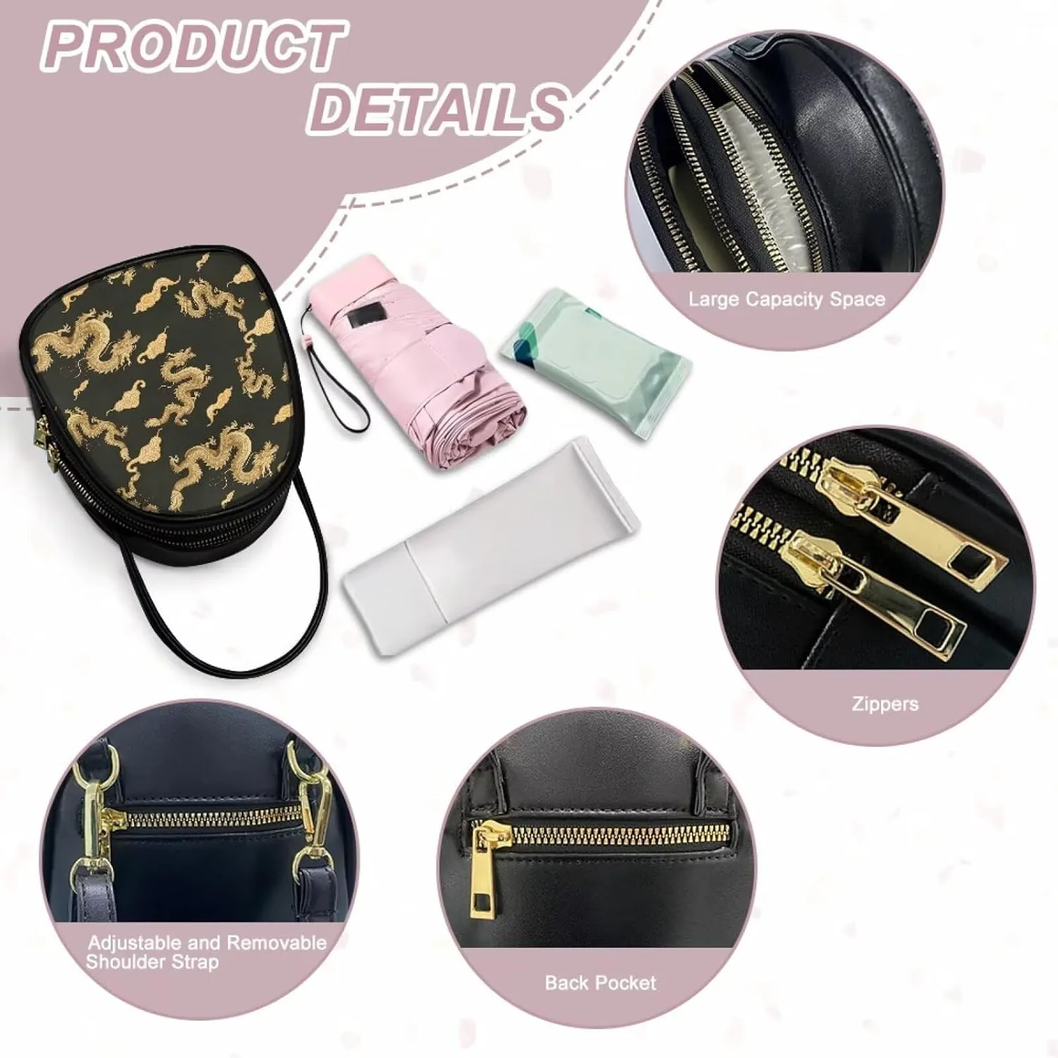 Small Crossbody Phone Bag for Women PU Leather Cross Body Purses, Small Messenger Handbag Wallet for Travel Casual