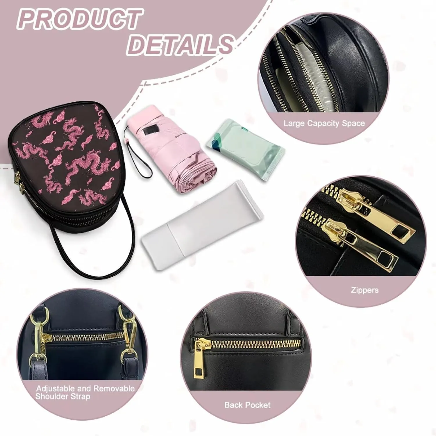 Small Crossbody Phone Bag for Women PU Leather Cross Body Purses, Small Messenger Handbag Wallet for Travel Casual