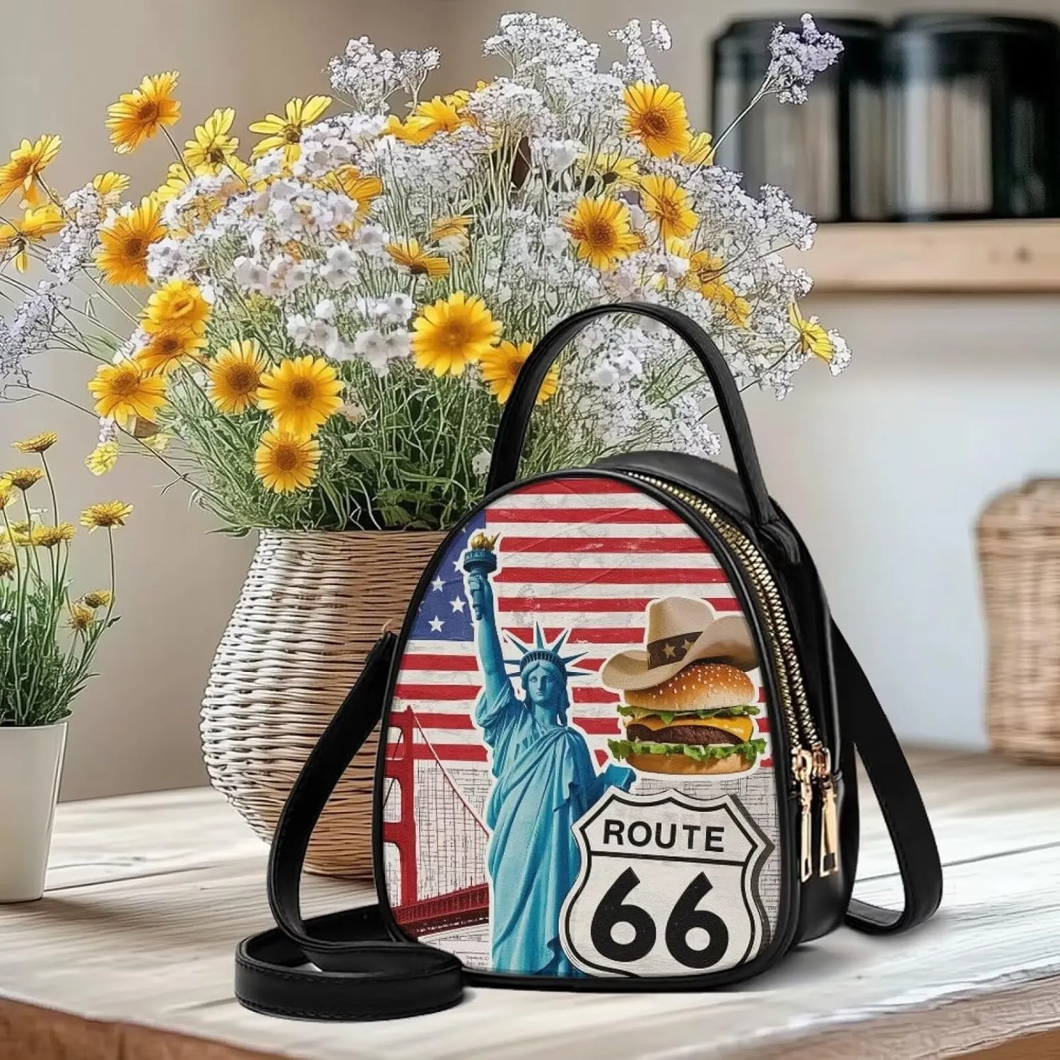 Small Crossbody Phone Bag for Women PU Leather Cross Body Purses, Small Messenger Handbag Wallet for Travel Casual