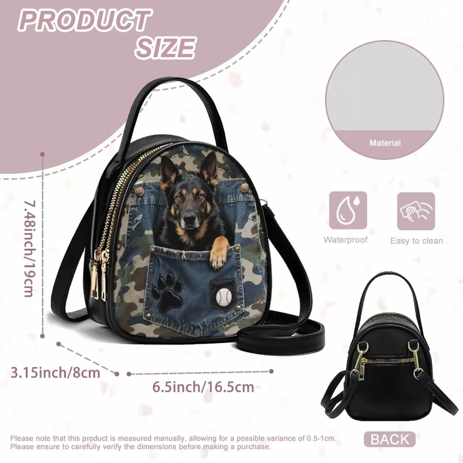 Small Crossbody Phone Bag for Women PU Leather Cross Body Purses, Small Messenger Handbag Wallet for Travel Casual